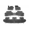 Tappetini per Volkswagen Sharan II 7 posti 09.2010-03.2022 MTM 3D gomma