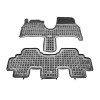 Tappetini per Lancia Phedra 7 posti 2002-11.2010 MTM 3D gomma