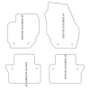 Tappetini auto per Volvo V70 III / XC70 II 09.2007-2016