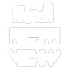 Tappetini auto per Ford Custom bus (cambio manuale) 2013-2023