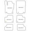 Tappetini auto per Mercedes Classe GL (X166) 2012-2015