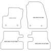 Tappetini per Ford C-Max 11.2015-06.2019 MTM