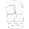 Tappetini auto per Audi Q7 (4M) 7 posti 06.2015-10.2019