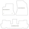 Tappetini per Citroen C4 Picasso I 5 posti 10.2006-06.2013