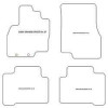 Tappetini per Mitsubishi Grandis 5 posti 2004-2011