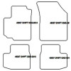 Tappetini per Suzuki Swift 03.2005-08.2010