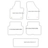 Tappetini per Volkswagen Touran (1T) 7 posti 03.2003-2015