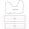 Tappetini per Opel Vivaro bus 2001-2014