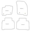 Tappetini per Ford S-Max 5 posti 09.2015-