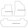 Tappetini auto per Citroen Berlingo 2008-11.2018