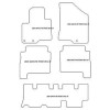 Tappetini auto per Hyundai Santa Fe II (CRD) 7 posti 06.2010-10.2012
