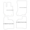 Tappetini auto per Mercedes Classe S (W221) 07.2005-06.2013
