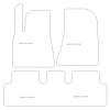 Tappetini per auto Tesla Model 3 (Long range) 09.2020-