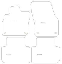 Tappetini gomma EVA per Audi Q3 (FJ) 2025-