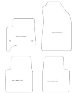 Tappetini auto per Opel Frontera Hybrid 2025-