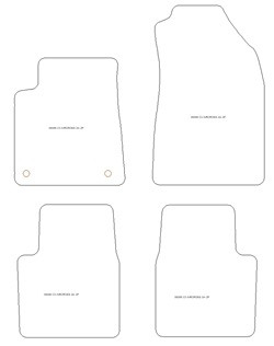 Tappetini auto per Opel Frontera Benzina / Disel 2025-