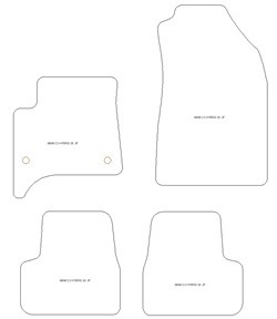 Tappetini auto per Citroen C3 IV Hybrid 2025-