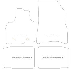 Tappetini auto per Dacia Bigster Mild-Hybrid 2025-