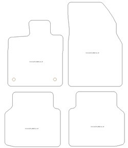 Tappetini auto per Ford Capri 2024-