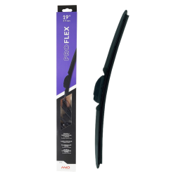 Spazzola Tergicristallo PRO Flex a Lama Flessibile, Lama in Gomma Trattata con Grafite, Attacco Flip Rotante a 180°, 6 Adattatori Inclusi