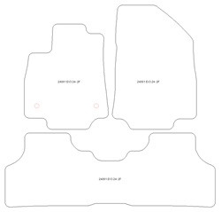 Tappetini auto per Kia EV3 2024-