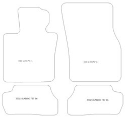 Tappetini per Mini Cabrio (F67) 2024-