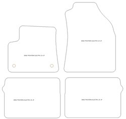 Tappetini gomma EVA per Opel Frontera Electric 2025-