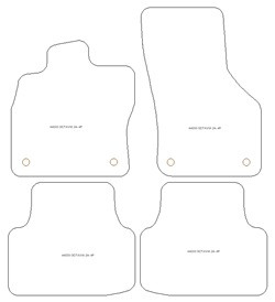 Tappetini auto per Skoda Octavia IV Sedan / Wagon 2024-