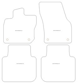 Tappetini gomma EVA per Volkswagen Tayron 2025-