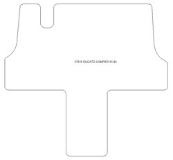 Tappetini per Camper Fiat Ducato 1991-1994