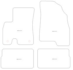 Tappetini gomma EVA per Jaecoo 5 Electric 2025-