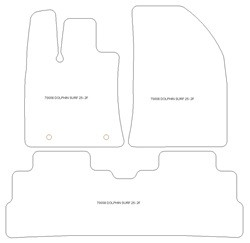 Tappetini auto per BYD Dolphin Surf 2025-
