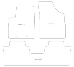 Tappetini auto per Forthing T5 Evo 2023-2025