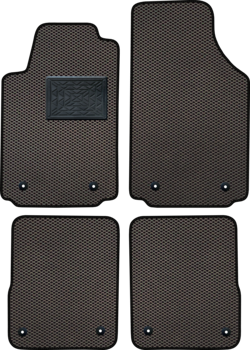 Tappetini gomma EVA per Audi A2 (8Z) 1999-2005