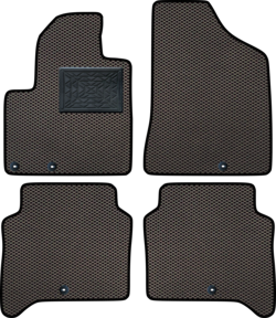 Tappetini gomma EVA per Hyundai Santa Fe II (CM) 7 posti 04.2006-05.2010