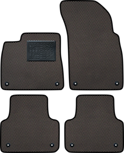 Tappetini gomma EVA per Audi Q7 (4M) 06.2015-10.2019