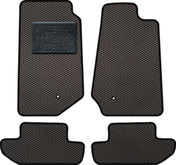 Tappetini gomma EVA per Jeep Wrangler 3 porte 2007-09.2018