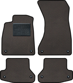 Tappetini gomma EVA per Audi A5 (F53) Coupe 10.2016-02.2020