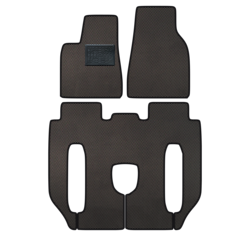 Tappetini gomma EVA per Tesla Model X 6 posti (with central console) 2016-