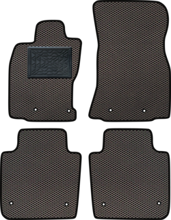 Tappetini gomma EVA per Jaguar XJ 2003-2007