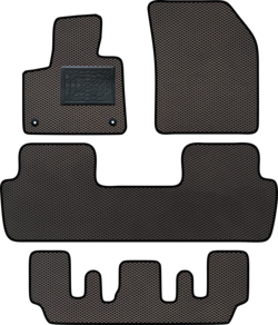 Tappetini gomma EVA per Peugeot 5008 II 7 posti 07.2017-2024