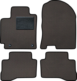 Tappetini gomma EVA per Hyundai Kona Hybrid 11.2017-08.2023