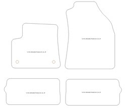 Tappetini gomma EVA per Fiat Grande Panda Electric 2025-