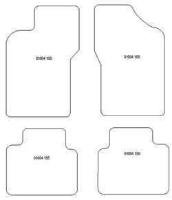 Tappetini auto per Alfa Romeo 155 1992-1997