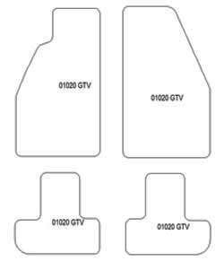 Tappetini auto per Alfa Romeo GTV 1995-2003