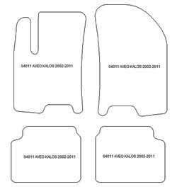 Tappetini per Chevrolet Aveo 2002-2011 MTM One