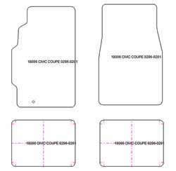 Tappetini per Honda Civic VI Coupe 1995-2000 MTM One