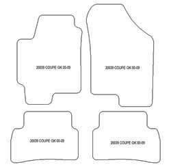 Tappetini per Hyundai Coupe (GK) 2000-2009 MTM One