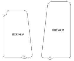 Tappetini per Jaguar XK 2002-04.2006 MTM One