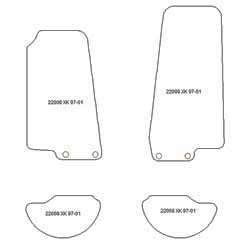 Tappetini per Jaguar XK 1997-2001 MTM One